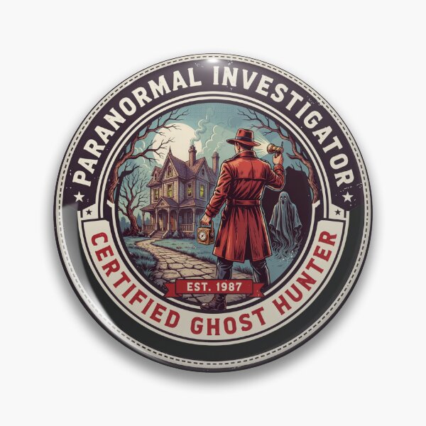 Item preview, Paranormal Investigator Certified Ghost Hunter – Haunted House Ghost Hunting Design designed and sold by ArcticFoxStudio.