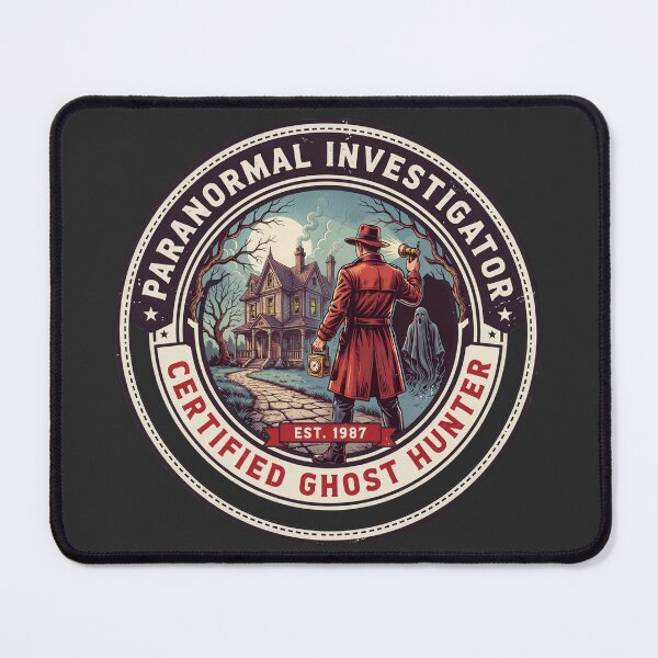 Item preview, Paranormal Investigator Certified Ghost Hunter – Haunted House Ghost Hunting Design designed and sold by ArcticFoxStudio.