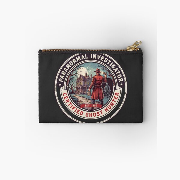 Item preview, Paranormal Investigator Certified Ghost Hunter – Haunted House Ghost Hunting Design designed and sold by ArcticFoxStudio.