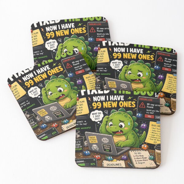 Item preview, I Fixed The Bug Now I Have 99 New Ones Sticker designed and sold by NexusPixels.
