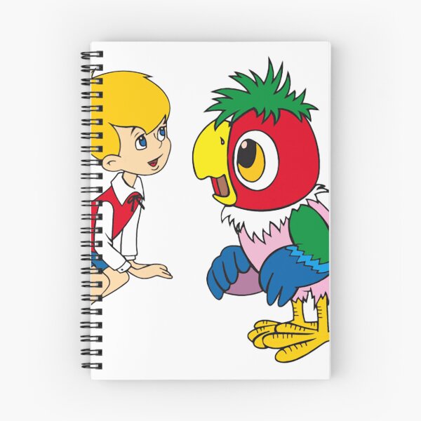 Item preview, Retro Boy and Parrot - Classic Cartoon Friendship & Vintage Animation  designed and sold by Tokraz-art.