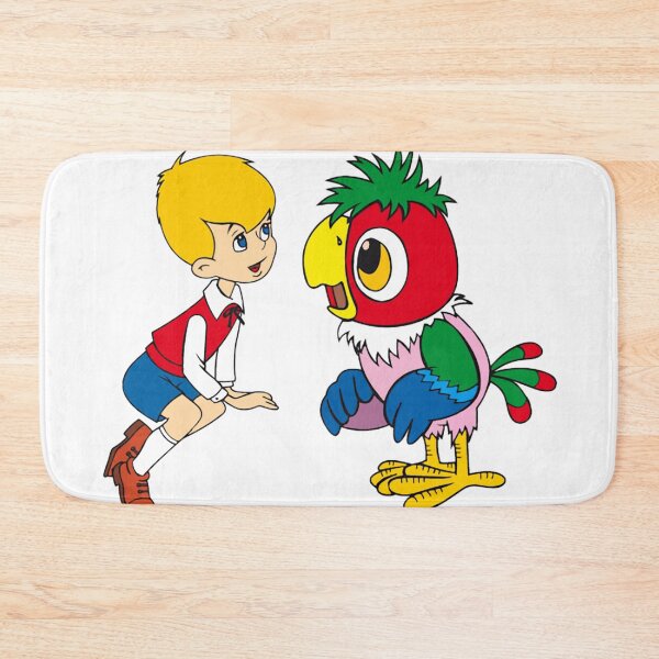 Item preview, Retro Boy and Parrot - Classic Cartoon Friendship & Vintage Animation  designed and sold by Tokraz-art.