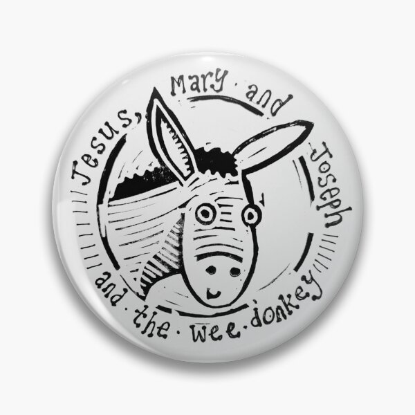 Item preview, Jesus, Mary and Joseph and the wee donkey designed and sold by SombreroDoodles.