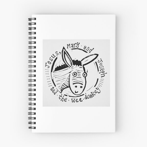 Item preview, Jesus, Mary and Joseph and the wee donkey designed and sold by SombreroDoodles.