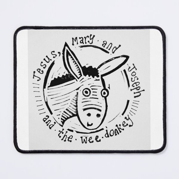 Item preview, Jesus, Mary and Joseph and the wee donkey designed and sold by SombreroDoodles.