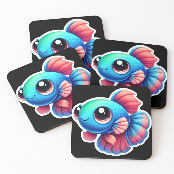 Item preview, Adorable Betta Fish designed and sold by Sillytoe.