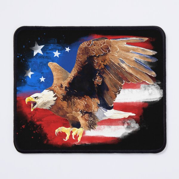 Item preview, USA Eagle (for dark backgrounds) designed and sold by Fox Tale Studio.