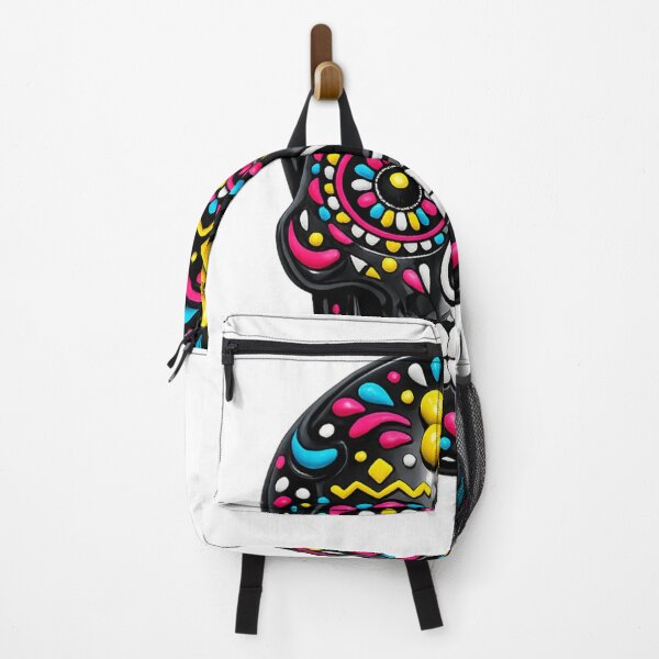 Item preview, Neon Sugar Skull Floral Mandala designed and sold by Dresut.