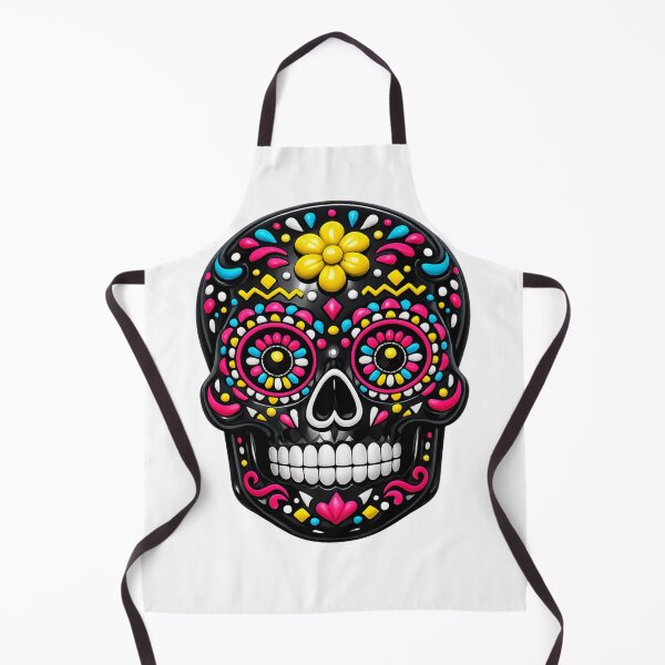 Item preview, Neon Sugar Skull Floral Mandala designed and sold by Dresut.