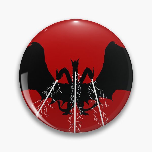Item preview, Ghidorah Beam Silhouette (Red) designed and sold by The Steele Forge.