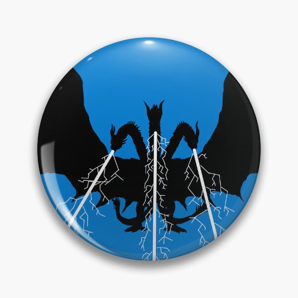 Item preview, Ghidorah Beam Silhouette (Blue) designed and sold by The Steele Forge.
