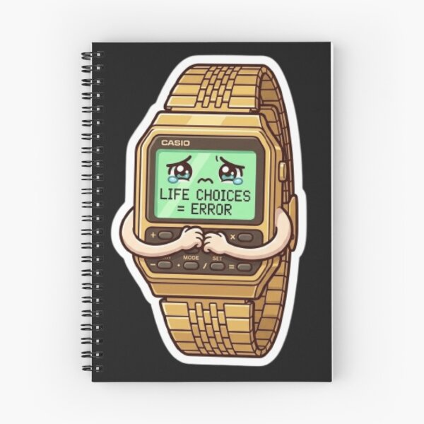 Item preview, Doing The Math On My Life Choices Kawaii Calculator Watch designed and sold by Retro Mood Co.