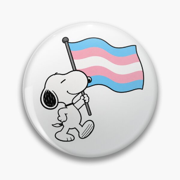 Item preview, Snoopy Transgender Flag Pride LGBTQ designed and sold by shrimpwhiskers.