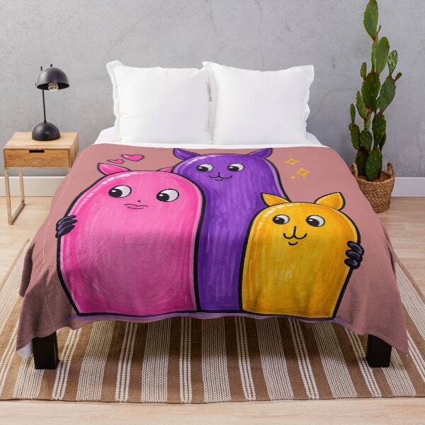 Item preview, Cute Cosmic Blob Family – Kawaii Color Monsters Illustration designed and sold by Creavanessa0321.