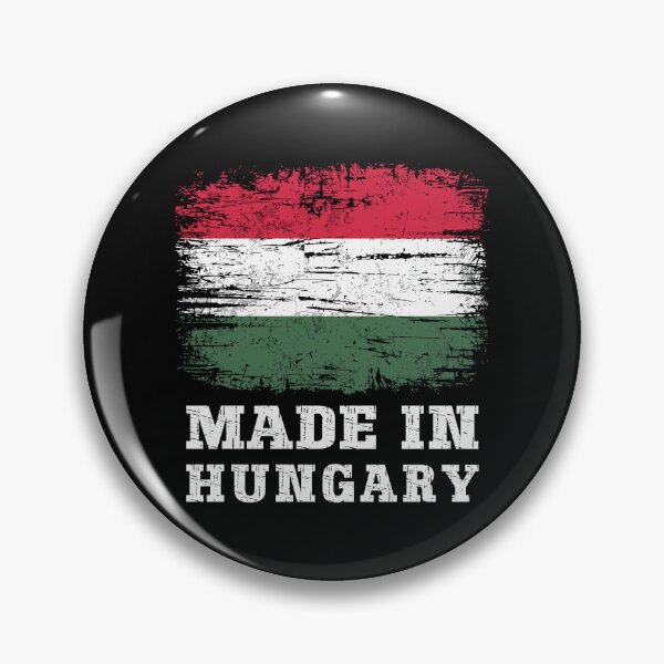 Item preview, Made In Hungary Vintage Distressed Flag designed and sold by Dmetalx Art Apparel.