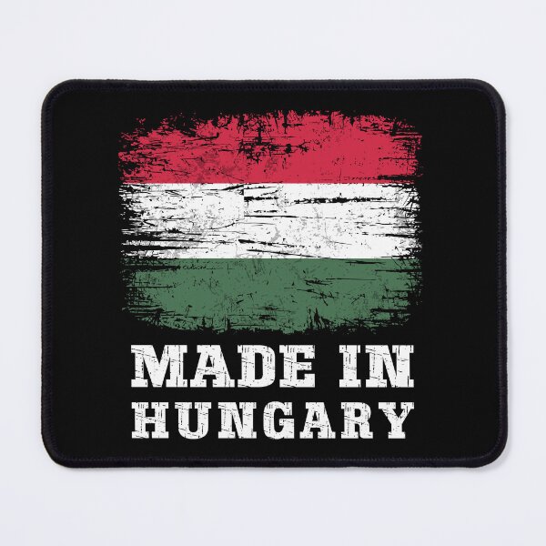 Item preview, Made In Hungary Vintage Distressed Flag designed and sold by Dmetalx Art Apparel.