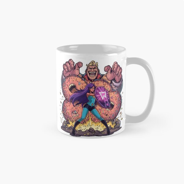 Item preview, Purple Donut Monster Hero Girl designed and sold by RashaTheBest.
