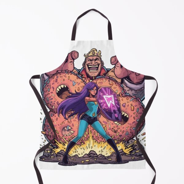 Item preview, Purple Donut Monster Hero Girl designed and sold by RashaTheBest.