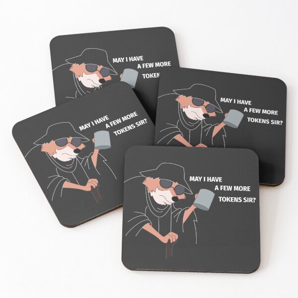 Item preview, May I Have A Few More Tokens Sir Funny AI Fox - Dark Mode designed and sold by spent-tokens.