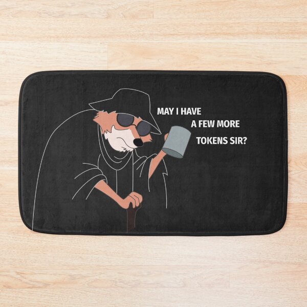 Item preview, May I Have A Few More Tokens Sir Funny AI Fox - Dark Mode designed and sold by spent-tokens.