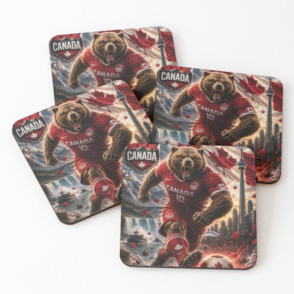 Item preview, Canada Grizzly Guardian | World Cup Warriors 2026 Fan Art designed and sold by batcoprod.