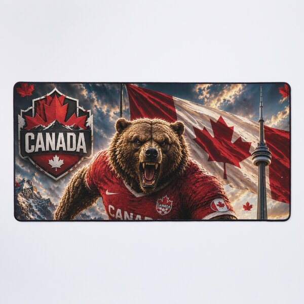 Item preview, Canada Grizzly Guardian | World Cup Warriors 2026 Fan Art designed and sold by batcoprod.