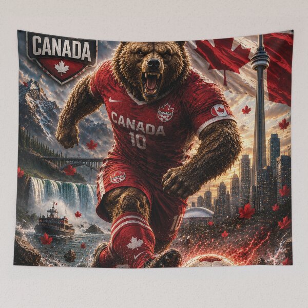 Item preview, Canada Grizzly Guardian | World Cup Warriors 2026 Fan Art designed and sold by batcoprod.