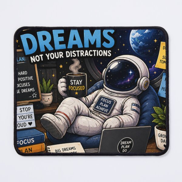 Item preview, Focus On Your Dreams Astronaut Sticker designed and sold by NexusPixels.