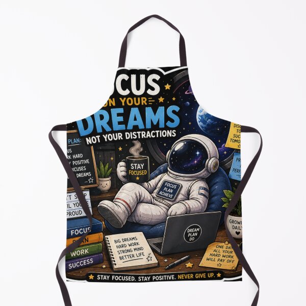 Item preview, Focus On Your Dreams Astronaut Sticker designed and sold by NexusPixels.