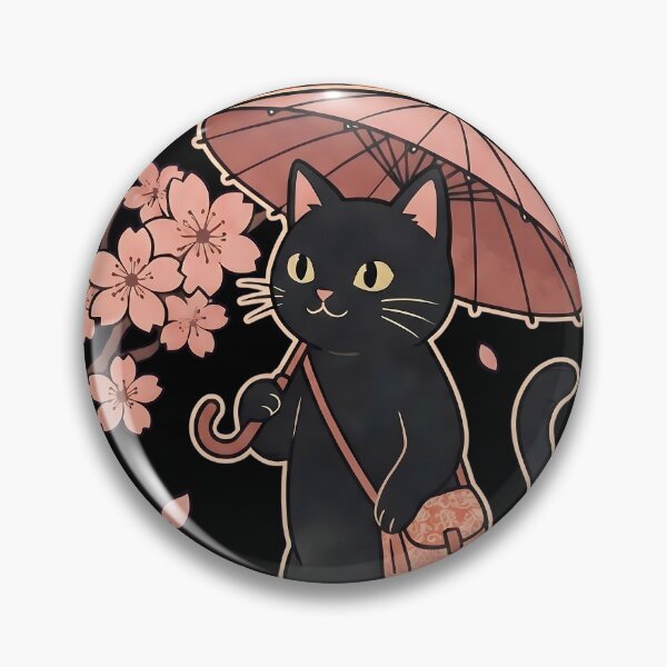 Item preview, Neko Sakura Kawaii Japanese Cat designed and sold by CuteKats.
