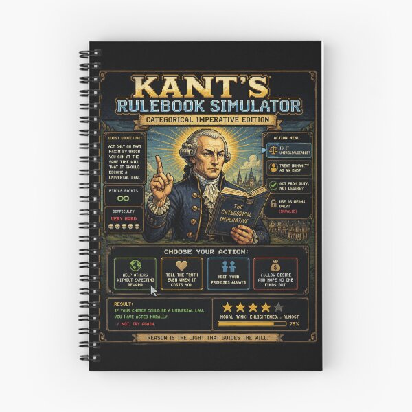 Item preview, Kant: Rulebook Simulator designed and sold by PHILOSOPHY-SWAG.