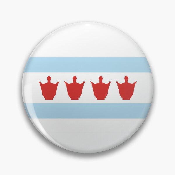 Item preview, Chicago Flag with Pope Leo designed and sold by BerlinerKatzen.