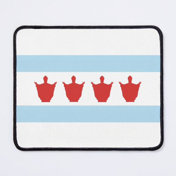 Item preview, Chicago Flag with Pope Leo designed and sold by BerlinerKatzen.