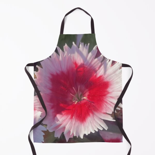 Item preview, Vibrant Bicolor Pink and Crimson Dianthus Flower designed and sold by greyforaday.