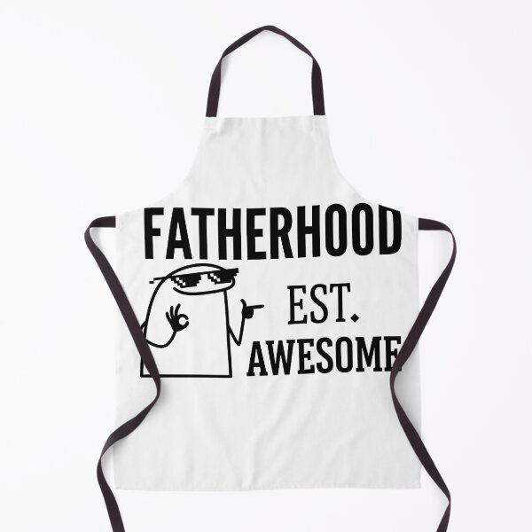 Item preview, Fatherhood Est Awesome Funny Stick Figure Dad Meme designed and sold by drchzak.