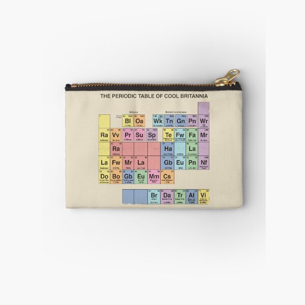 Item preview, The Periodic Table of Cool Britannia – Funny British 90s Nostalgia Culture Gift designed and sold by Velustro Shop.
