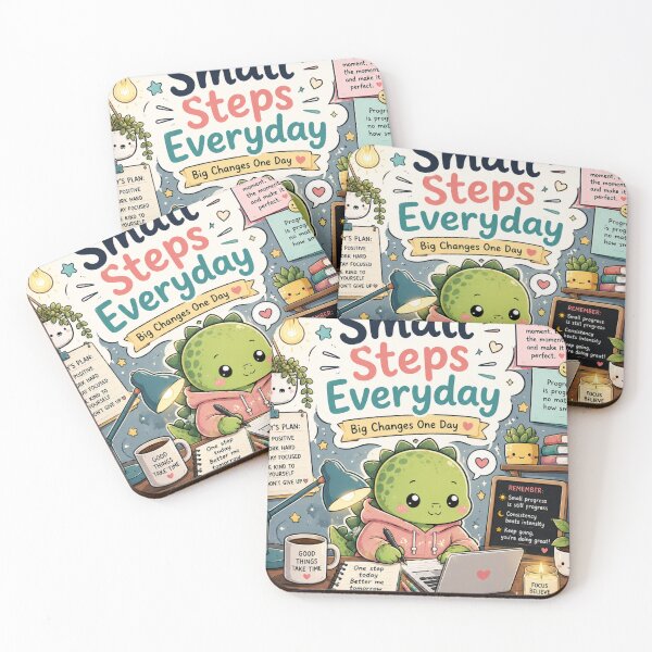 Item preview, Small Steps Everyday Sticker designed and sold by NexusPixels.