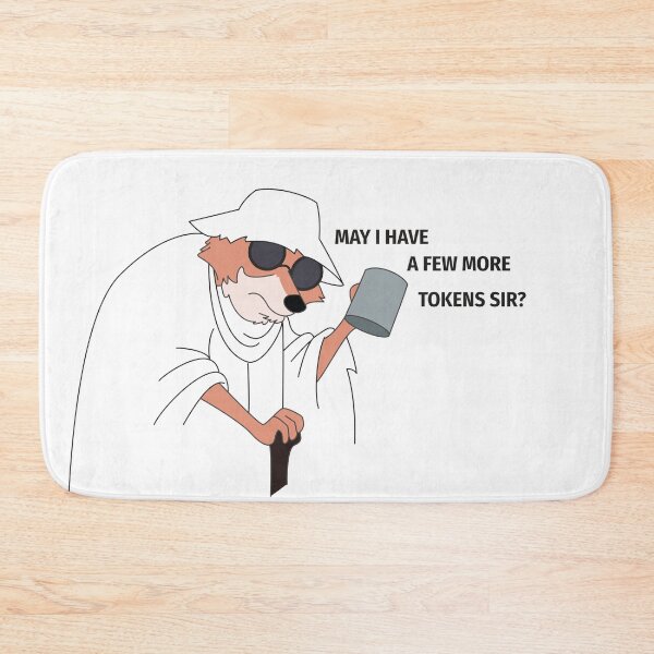 Item preview, May I Have A Few More Tokens Sir Funny AI Fox - Light Mode designed and sold by spent-tokens.