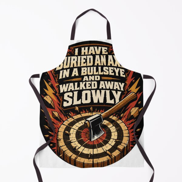 Item preview, Axe Bullseye Walked Away Slowly designed and sold by Squiggle Happy.