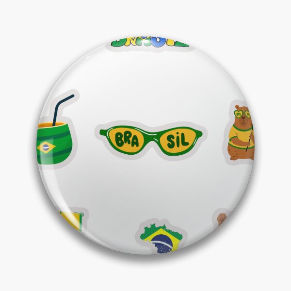 Item preview, Cute Brazil Souvenir Sticker Sheet Collection designed and sold by KAWAII STUDIO NB.