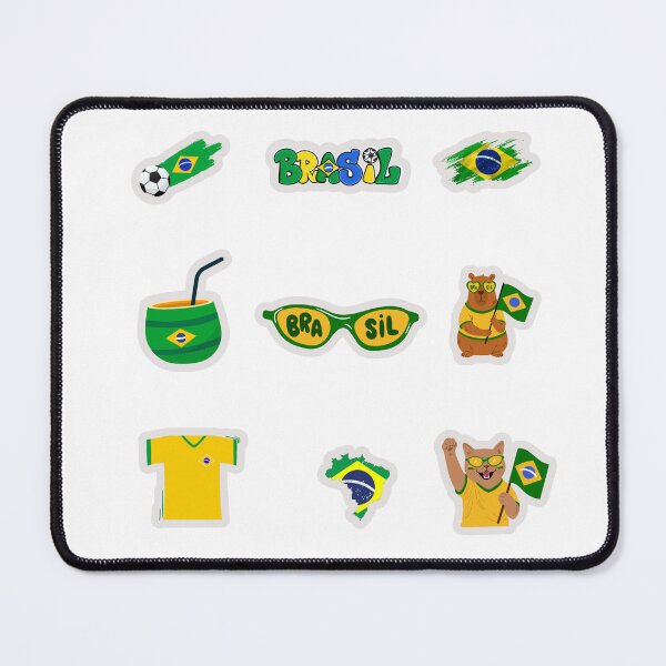 Item preview, Cute Brazil Souvenir Sticker Sheet Collection designed and sold by KAWAII STUDIO NB.