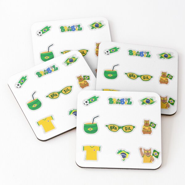 Item preview, Cute Brazil Souvenir Sticker Sheet Collection designed and sold by KAWAII STUDIO NB.