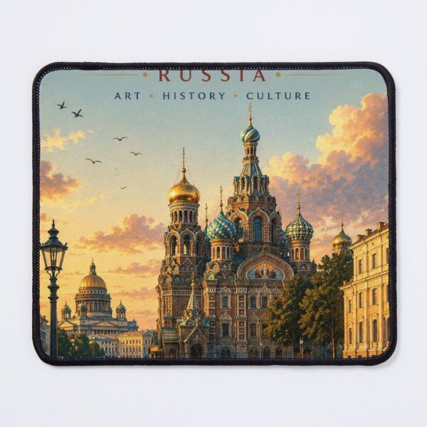 Item preview, Saint Petersburg Russia Vintage Travel Poster – Venice of the North designed and sold by ElartedeNoel.