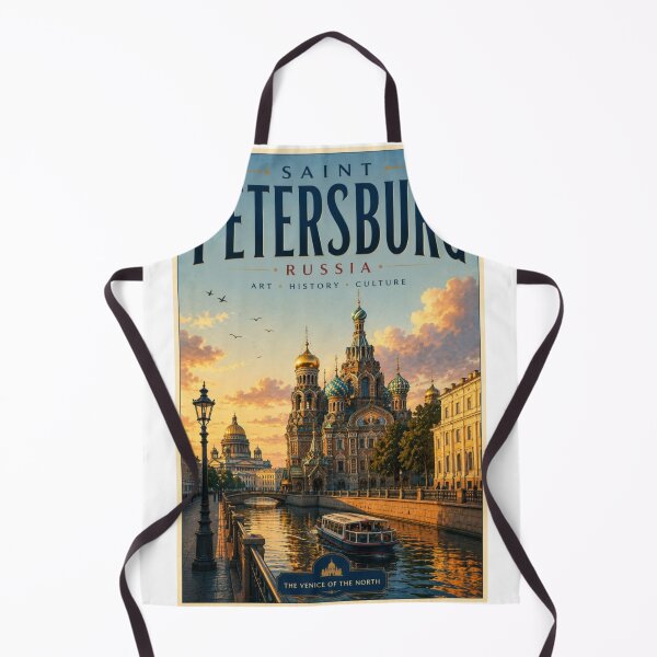 Item preview, Saint Petersburg Russia Vintage Travel Poster – Venice of the North designed and sold by ElartedeNoel.