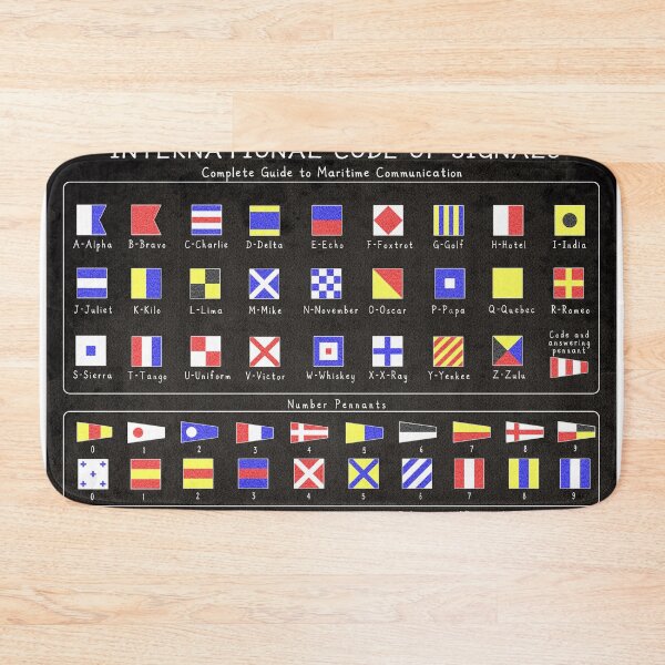 Item preview, International Signal Flags Chart designed and sold by Allexxandar.