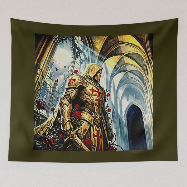 Item preview, Dark Gothic Art &amp; Fine Art Prints (1:1 Square Posters) designed and sold by Cyber-ART-Studio.