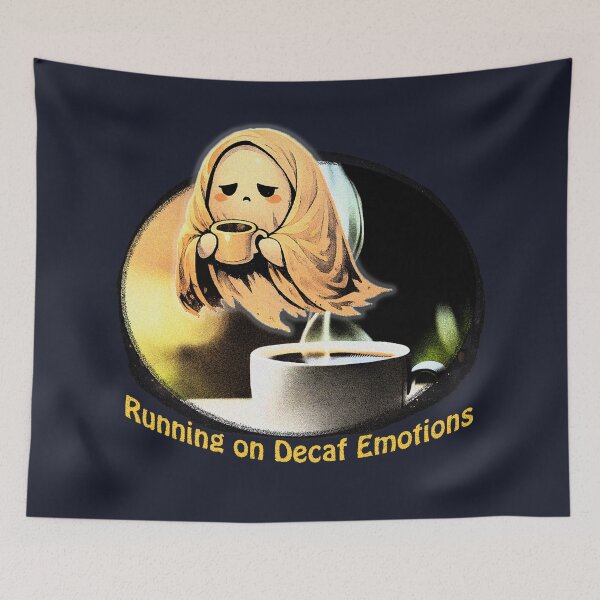 Item preview, Running On Decaf Emotions designed and sold by QuietNovaShop.