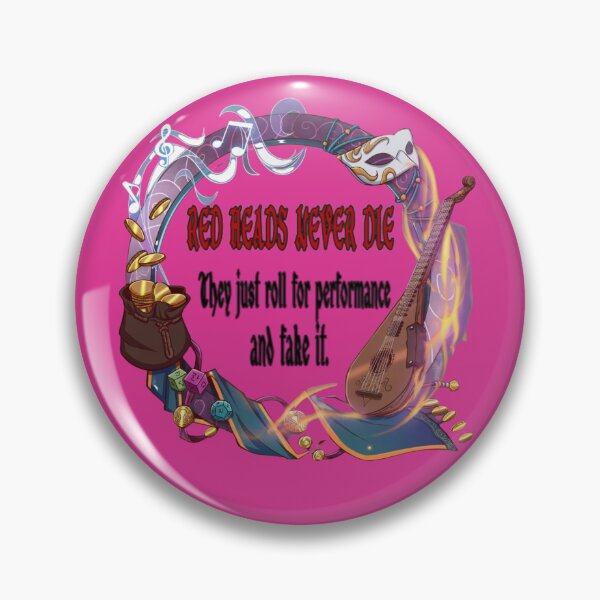 Item preview, Redheads Never Die DnD Performance RPG designed and sold by pinkmimi5.
