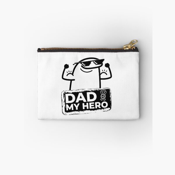 Item preview, No 1 Dad My Hero Funny Flexing Meme Retro Stamp designed and sold by drchzak.