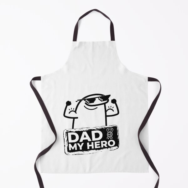 Item preview, No 1 Dad My Hero Funny Flexing Meme Retro Stamp designed and sold by drchzak.